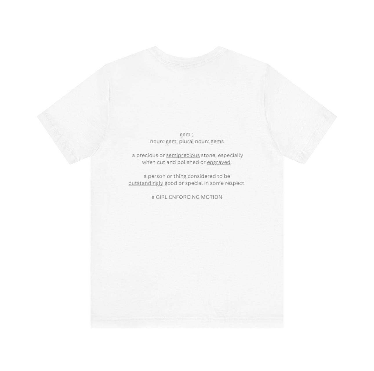 GEM TEE WHITE