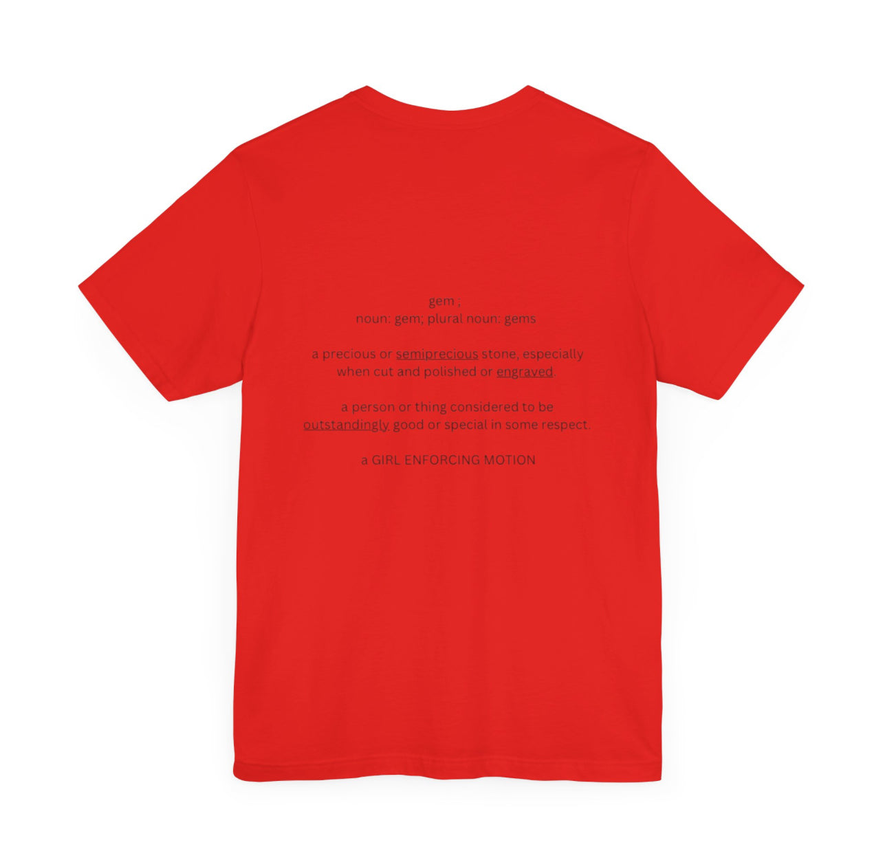 GEM TEE RED