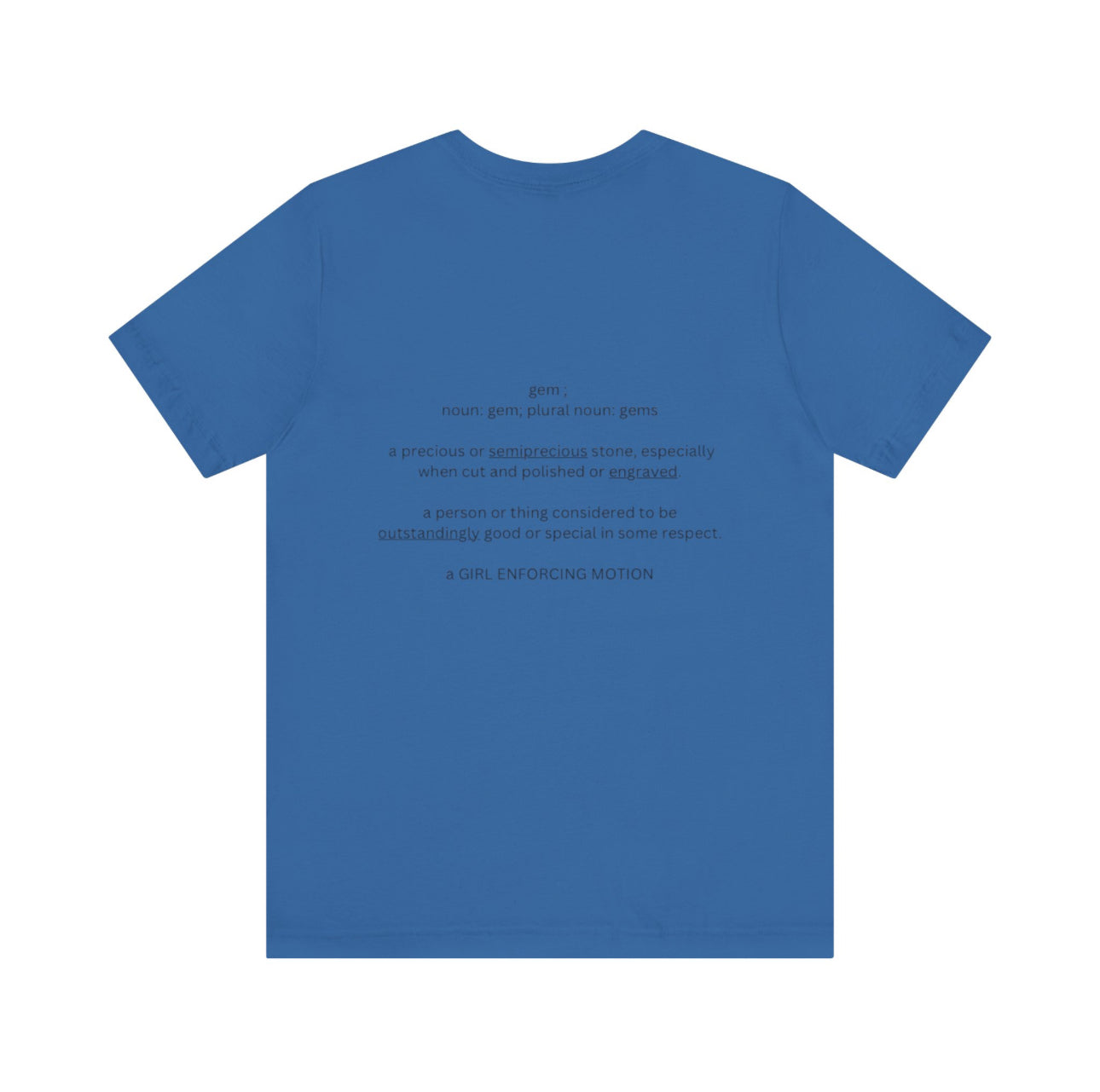 GEM TEE BLUE